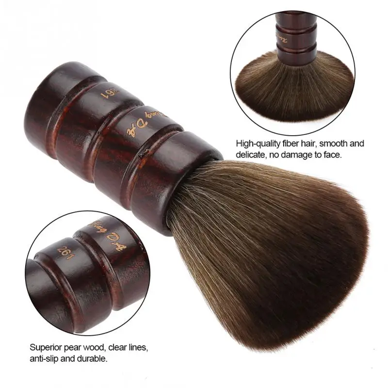 Soft Hair Brush Neck Duster Hairdressing Cutting Styling Carving Cleaning | Красота и здоровье