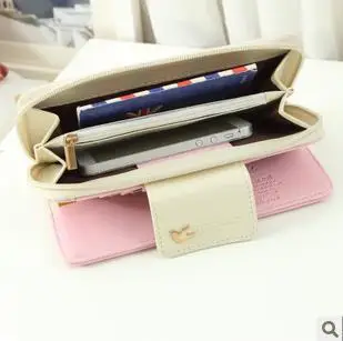 2014 Women Brand Wallets Famous Designer PU Leather Purses Multi Colors Free Shipping pj039 | Багаж и сумки