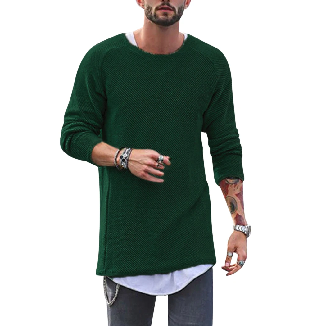 2018 весенне осенний пуловер и свитеры для мужчин хлопковый Повседневный свитер с