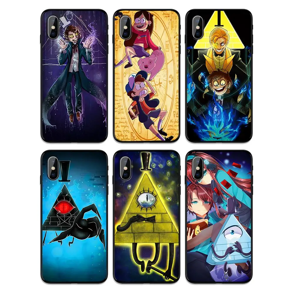 Аниме Гравити Фолз семья искусство Мягкий ТПУ чехол для Apple iPhone 6 6S 7 8 Plus 5 5S SE X XS MAX XR
