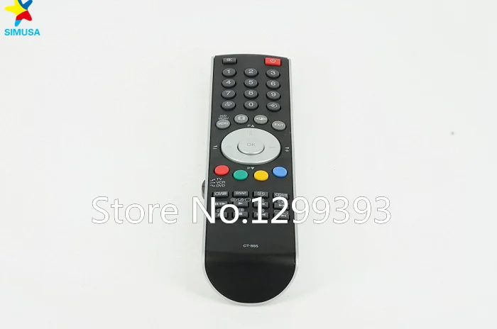 CT-865 пульт дистанционного управления для Toshiba TV 20WL56B 23WL56B 32-EL66Z 32-WL66Z 37-WL66Z |