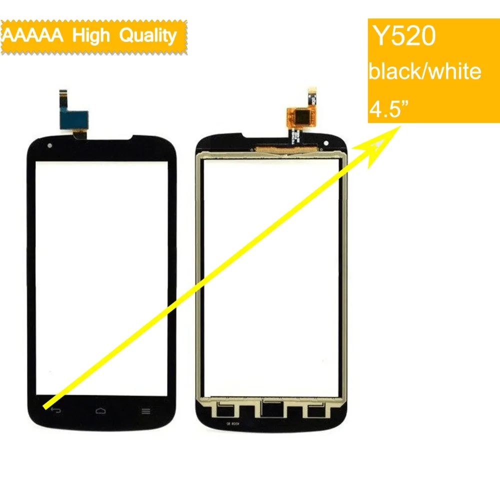 Для Huawei Ascend Y520 сенсорный экран Сенсорная панель дигитайзер передняя внешняя