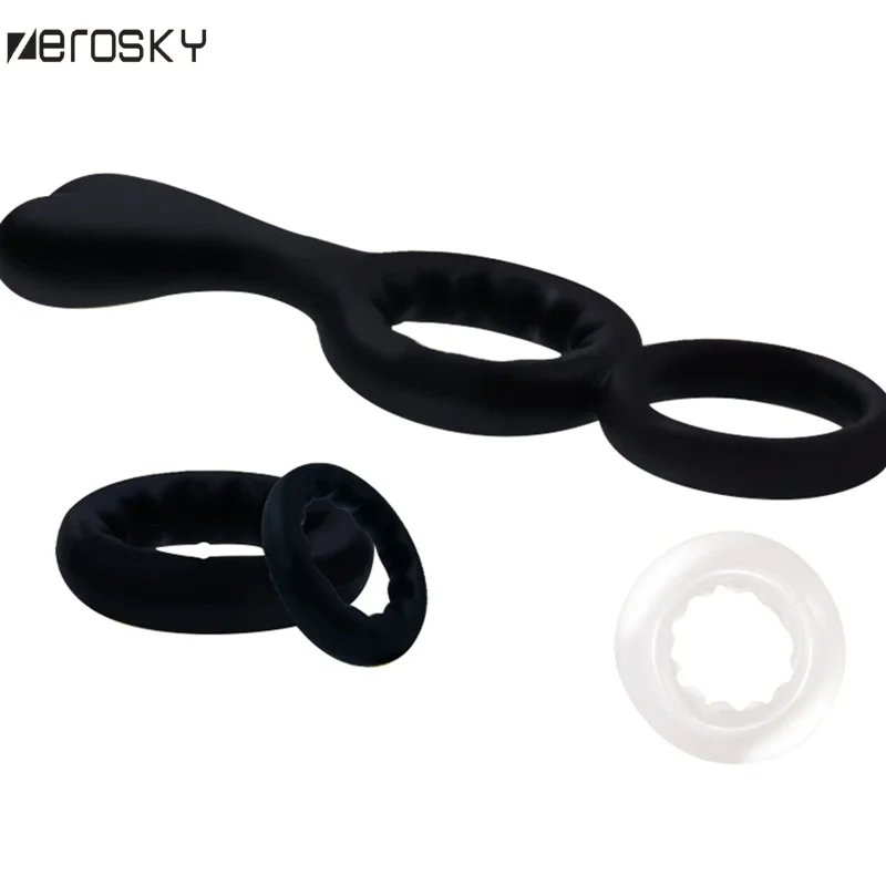 Кольцо на пенис для пениса 4 шт./компл. кольцо товары взрослых Мужской увеличитель
