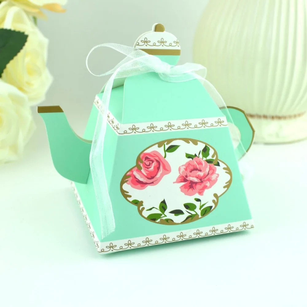 100 шт. мини чайник чашки творческий DIY десерт Кондитерские конфеты Коробки