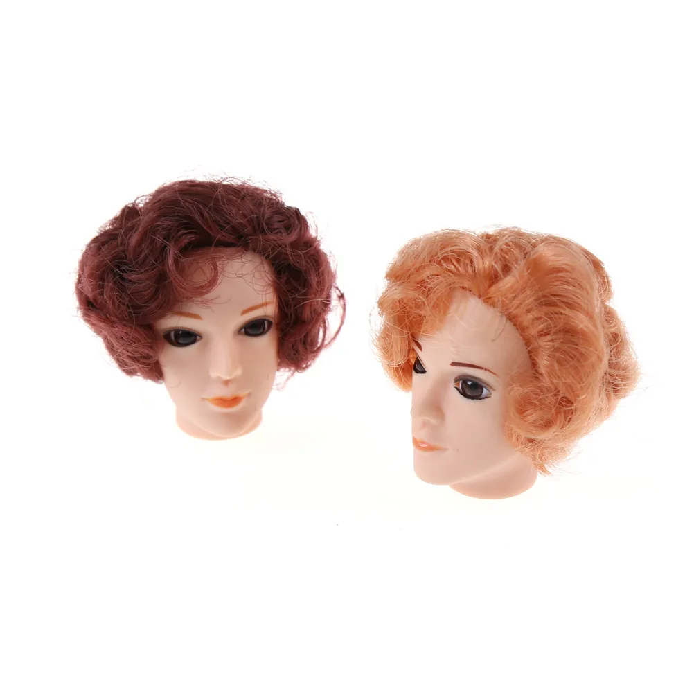 1 шт. объемные суперразмерные глаза Кукольная голова с волосами для парня Ken head