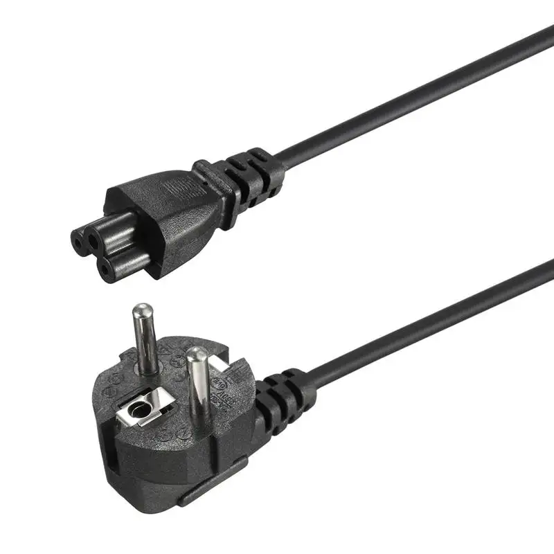 ЕС ЕВРО PEAN 3 зубец 2 Pin AC Шнур питания для ноутбука Asus HP Sony Dell Lenovo Acer Sumsung Toshiba Fujitsu