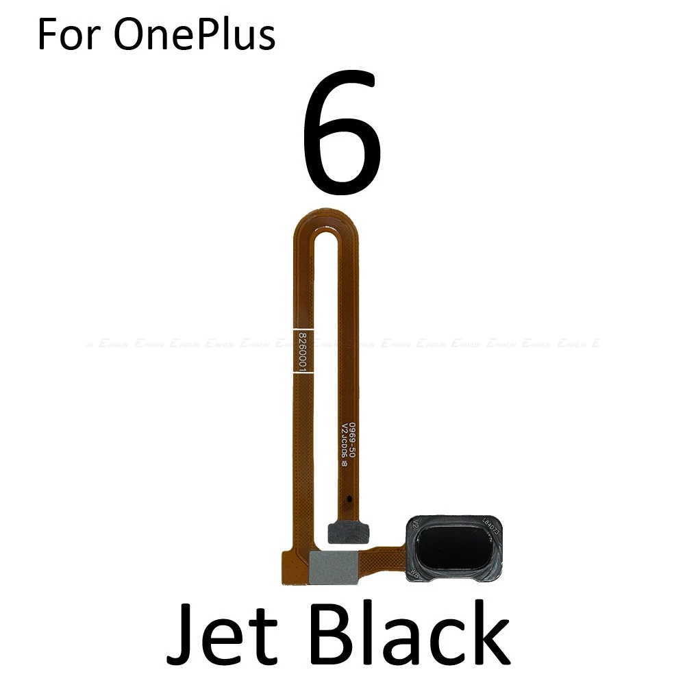 Основной «Домой» Кнопка меню копка возврата для OnePlus 5T 6 Распознавание отпечатков пальцев Сенсорный Сенсор гибкий плоский ленточный кабель - Цвет: For OnePlus 6 Jet