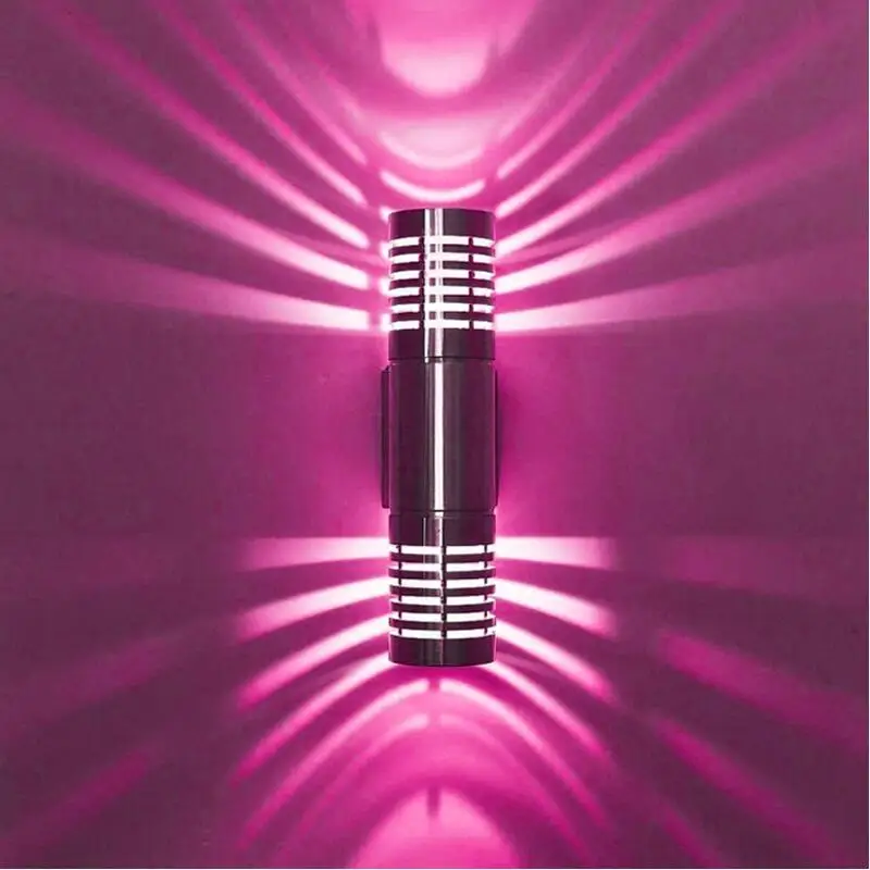 Современный светодиодный настенный светильник 6 Вт цилиндрические алюминиевые