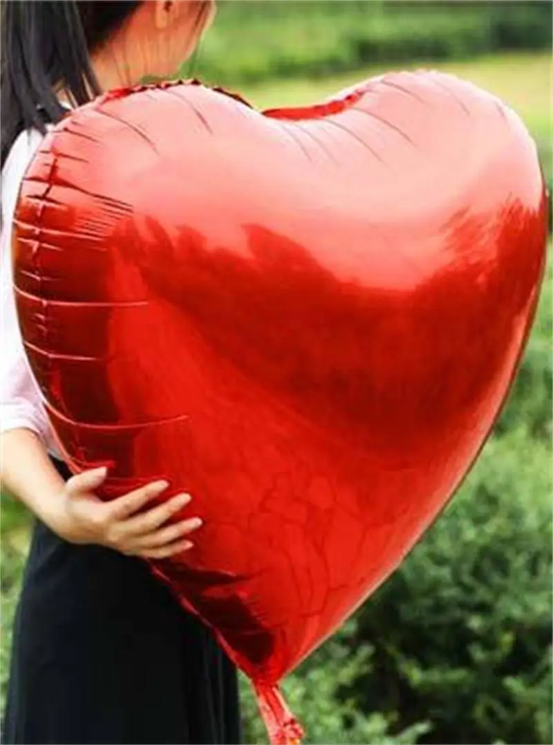 1 шт. декоративные фольгированные шары в форме сердца 75 см|balloon balloon|balloon colorballoons large