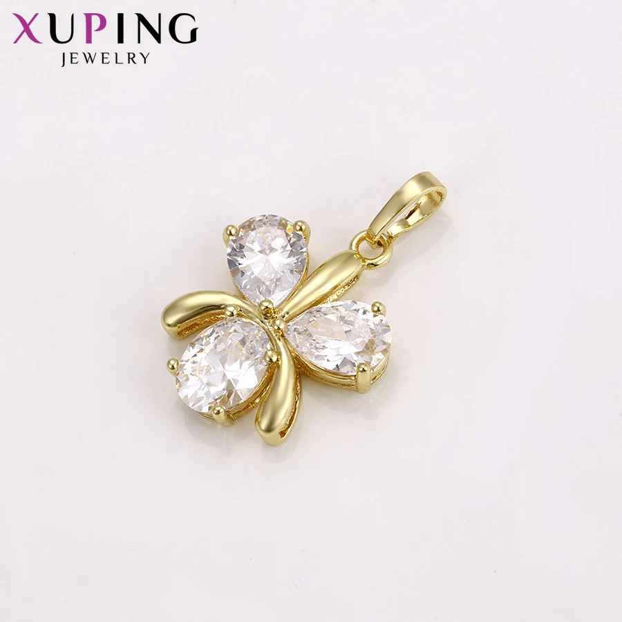 Xuping модный элегантный подвесной светильник в форме цветка с покрытием желтого