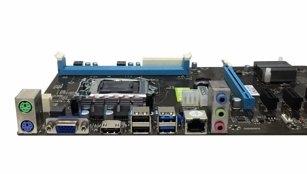 Профессиональная B85 BTC шахтная плата LGA1150 CPU DDR3 ПАМЯТЬ 7 карт USB3.0 расширительный