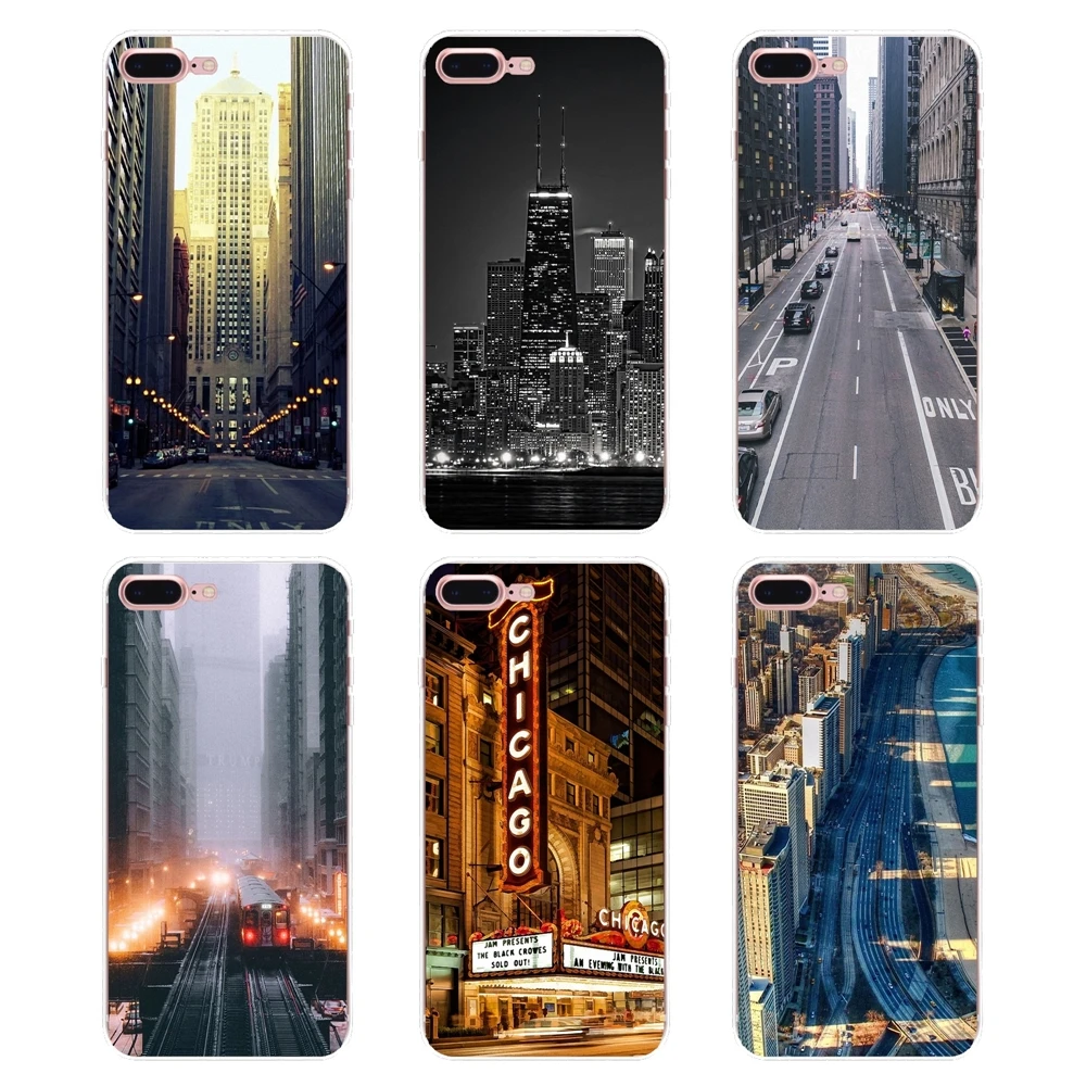 Ячейки чехол для телефона финансовый район Чикаго Street Xiaomi Redmi 4 3 S Pro mi 4i 4C 5 5S Max Note 2 |
