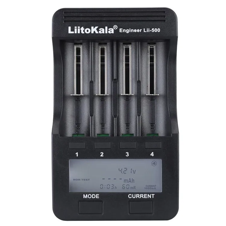 Liitokala lii500 ЖК-дисплей Зарядное устройство для 3.7 В 18650 26650 18500 18640 цилиндрическая литий Батареи, 1.2 В AA AAA NiMH Батарея Зарядное устройство