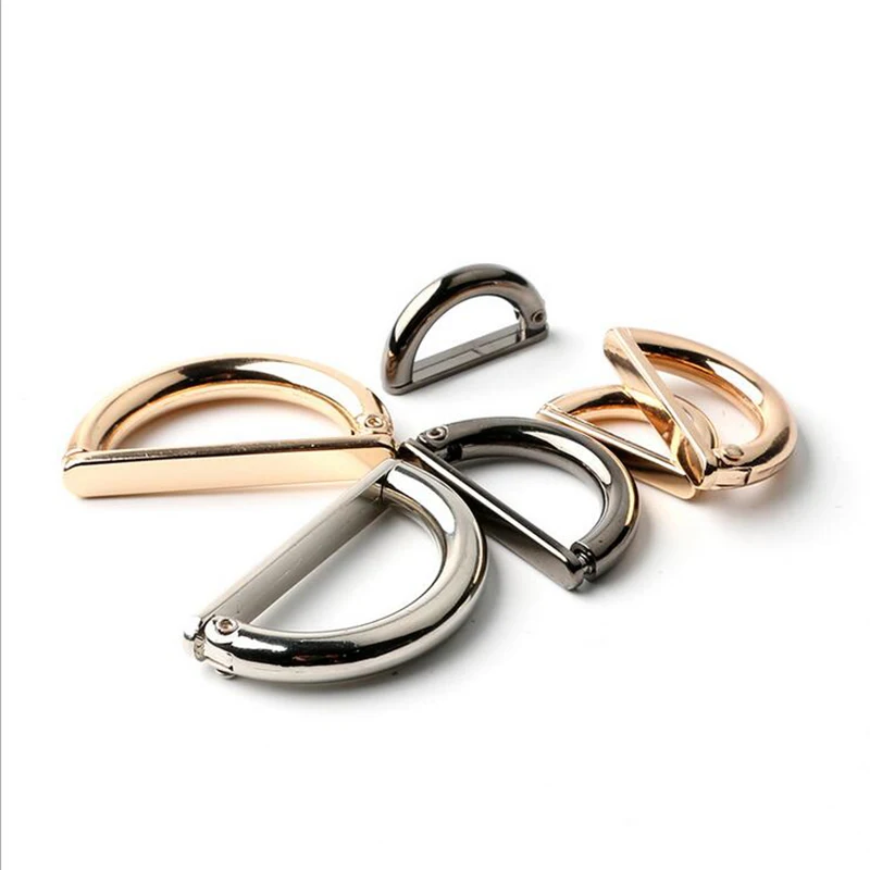 

Metal Alloy D Dee Ring adjustable buckles gold/gun black/silver for bag webbing strap 2 cm/2.8 cm/3.5 cm 20 pcs/lot
