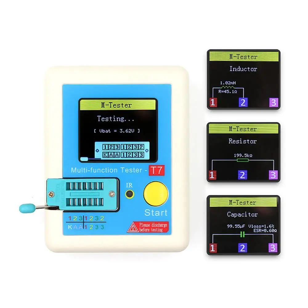 Многофункциональный Практичный Прочный тестер транзисторов TFT измеритель
