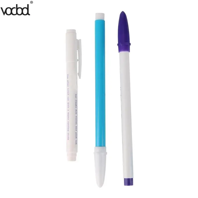 3pcs single head 3/4/6 шт. Водорастворимые чернила для рисования маркер для белой доски воды стирающиеся ручки многоразового ручка Набор для вышивания крестиком маркировки арт марки ручки - Цвет: 3pcs single head