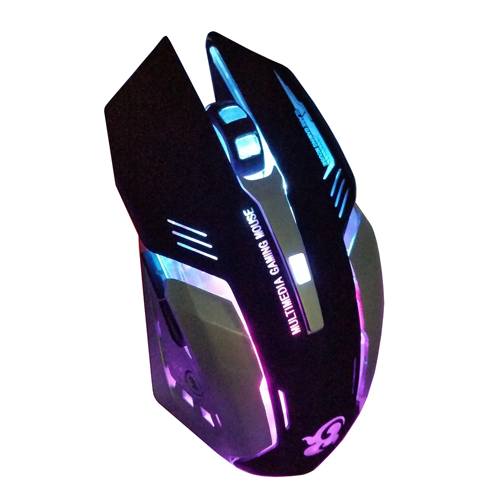 100% 3200DPI 7LED оптическая 6D Кнопка USB Проводная игровая мышь профессиональная