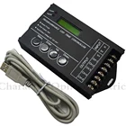 5 шт. TC420 Программируемый по времени RGB светодиодный контроллер DC12V-24V 5-канальный светодиодный таймерный диммер общий выход 20A общий анод с USB проводом