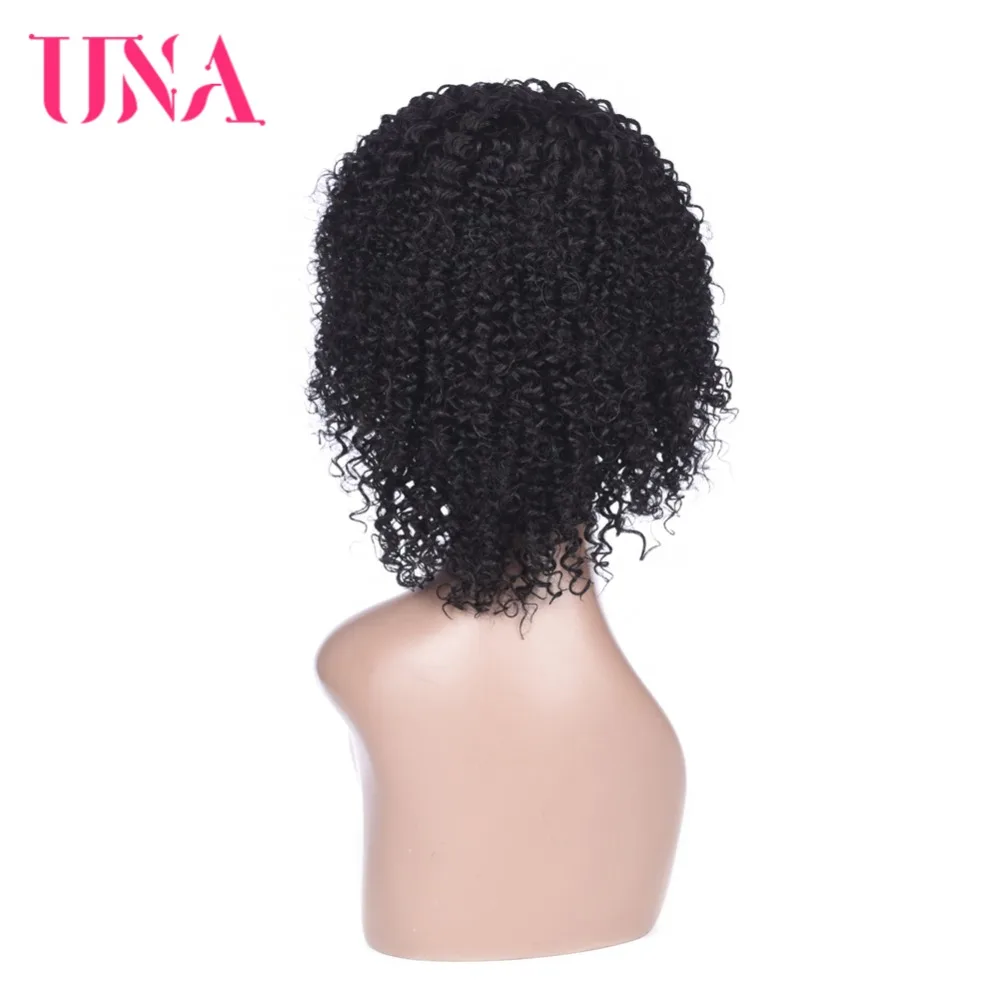 Индийские афро кудрявые вьющиеся парики Короткие для черных женщин индийские