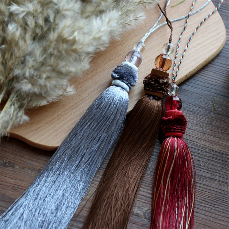 XWL 10 шт./лот 44 см длинные занавески ручной работы с кисточкой бахромой подвесной