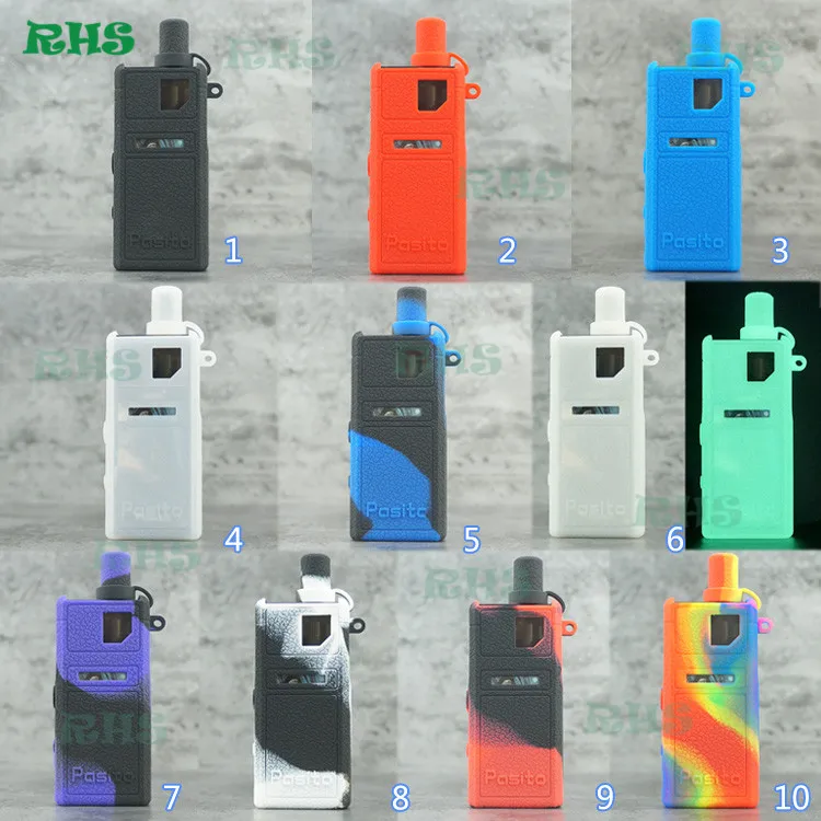 2019 Новинка! Силиконовый защитный чехол RHS для вейпа Smoant Pasito Pod Kit 1100 мАч 10 цветов на