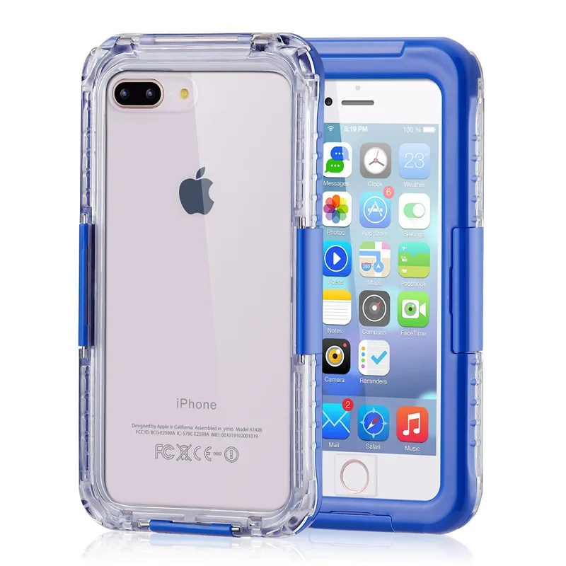 Водостойкий Чехол для iPhone8 защитная оболочка три оболочки Apple мобильный телефон