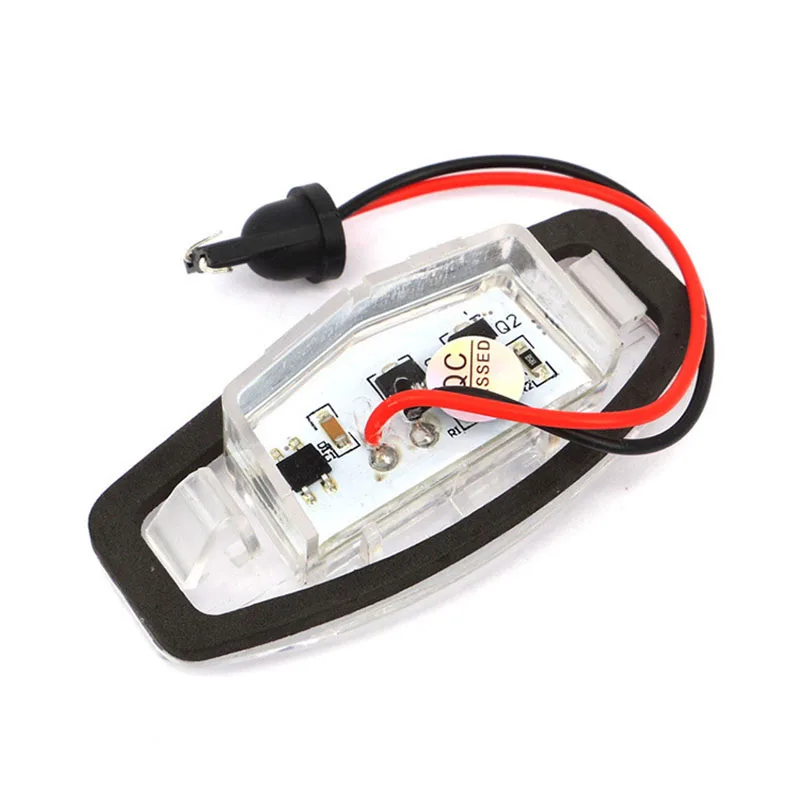 2 шт. Автомобильный светодиодный номерной знак T10 штекер светильник лампа