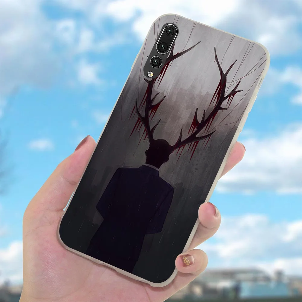 Чехол Hannibal eat rude для Huawei Honor 9 Обложка Nova 3 3i 7A Pro 7X 8 8C 7Cin Note 10 Y6 Y7 Prime Y9 Lite - купить по