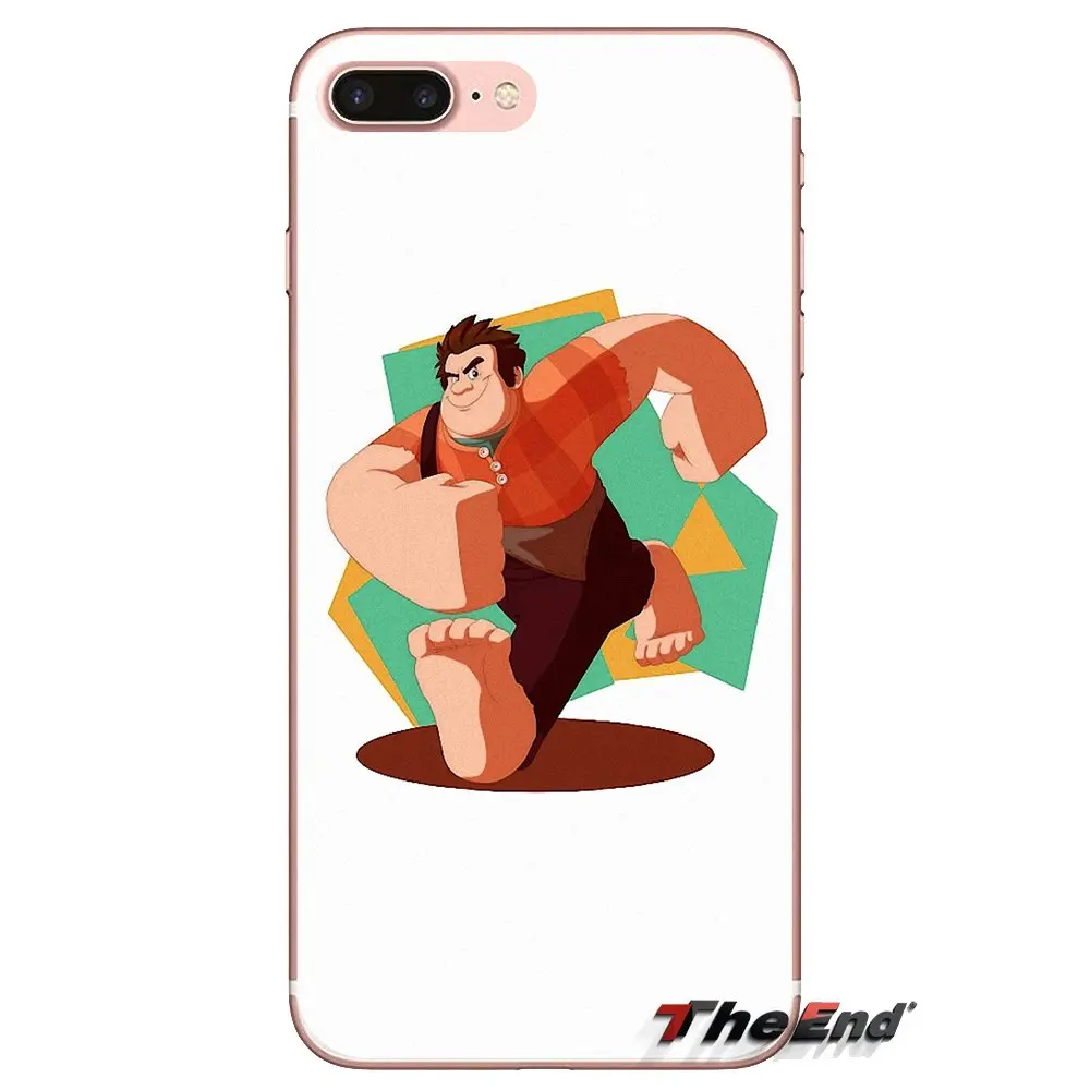 Soft Transparent Shell Covers For Samsung Galaxy J1 J2 J3 J4 J5 J6 J7 J8 Plus 2018 Prime 2015 2016 2017 Wreck it Ralph |