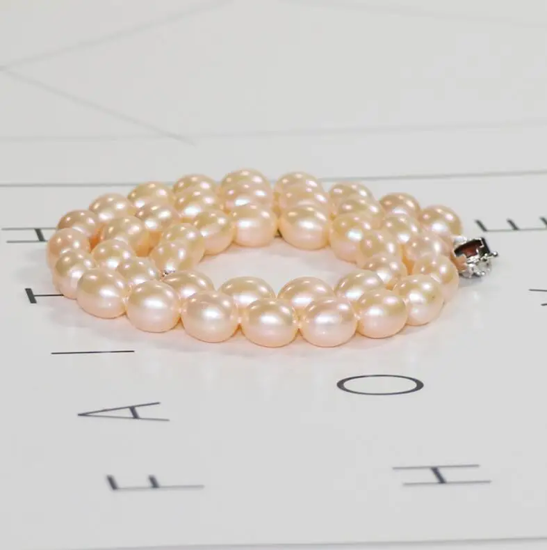 ZCD 2017 816 + крепкий розовый натуральный пресноводный жемчуг ожерелье | Украшения и