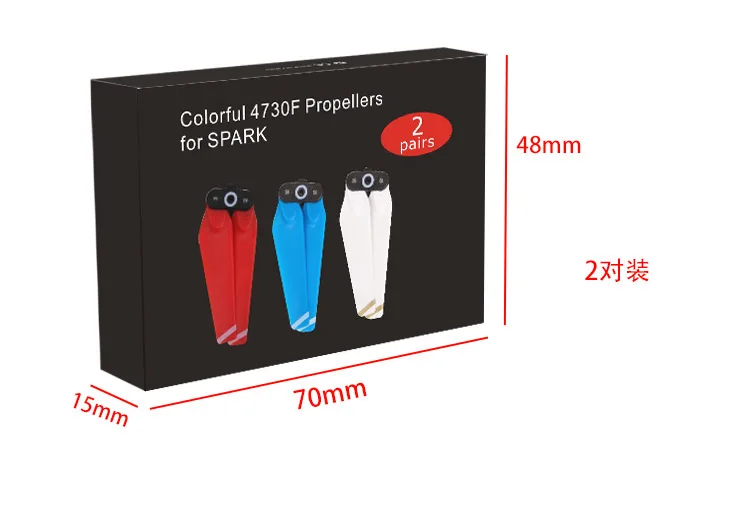 Spark Colorful Propeller 4730F CW CWW легкое лезвие 2 пары быстроразъемный запасной реквизит