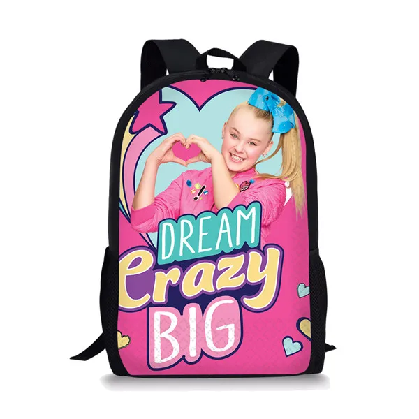 Thikin Jojo Siwa 3 шт./компл. Детские Модные школьные ранцы для мальчиков школьный рюкзак для подростков мальчиков девочек Детский рюкзак для книг - Цвет: CDZHL572C