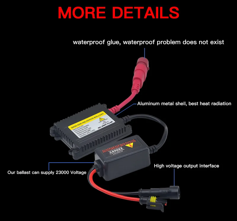 Ксенон H4 H7 H1 H3 H8 H9 H11 HB3 9005 HB4 9006 881 цифровой комплект ballast HID 4300K 6000K 8000K D2S ксеноновая лампа AC 55W 12V