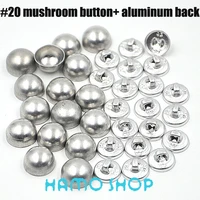 free shipping 200 setslot 20 mushoroom shape 1 15cm11 5mm round fabric covered cloth button cover metal jewelry accessories