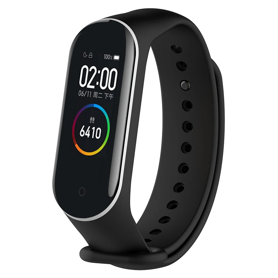 Оригинальный ремешок для браслета Xiaomi Mi Band 4 два цвета силиконовый сменные умные