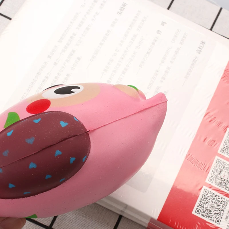 Jumbo Kawaii Сова мягкий медленно поднимающийся мультфильм кукла снятие стресса крем Ароматические телефонные ремни мягкая сжимающая игрушка веселье для ребенка подарок