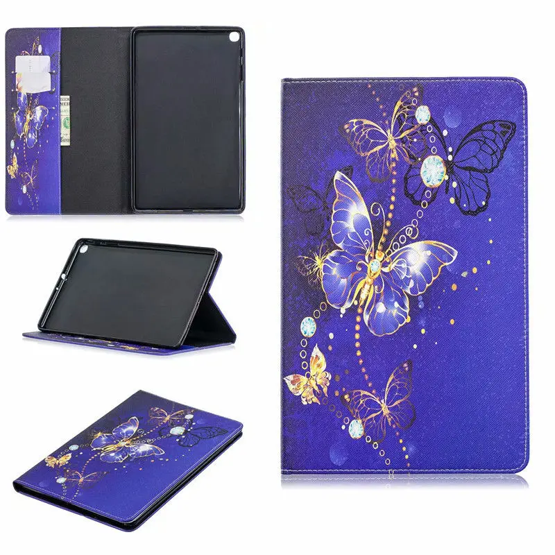 Чехол-книжка для samsung Galaxy Tab A 10,1 T515 T510 с бумажником, чехол-подставка, SM-T510n, 10,1 дюймов, для планшета, защита от трещин, чехол