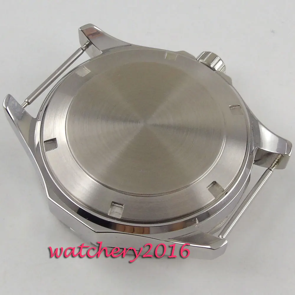 45 мм Parnis нержавеющая сталь сапфировое стекло закаленный матовый чехол подходит