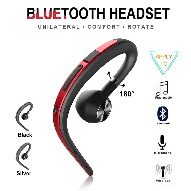 Bluetooth наушник на одно ухо SW26 свободные руки наушники с микрофоном для телефона