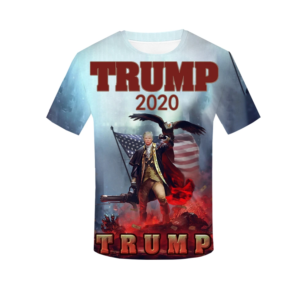 Мужские/женские футболки с принтом Дональда Трампа мужские модные дизайнерские