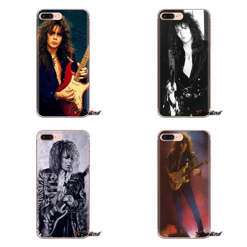For iPod Touch Apple iPhone 4 4S 5 5S SE 5C 6 6S 7 8 X XR XS Plus MAX Yngwie Malmsteen Sexy Men guitar Silicone Phone Skin Cover |