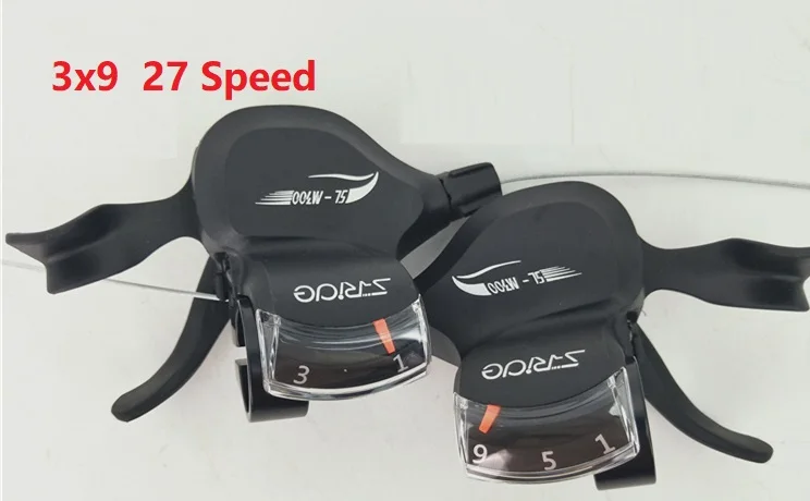 27s S-Ride механизмы переключения передач для велосипеда, 7, 8, 9, 10, 11, Скорость рычаг переключения скоростей 21 24 27 30 33 Скорость MTB переключатели для горного велосипеда - Цвет: 27s