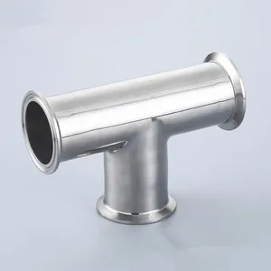 Санитарный 3-ходовой тройник из нержавеющей стали SS316, наружный диаметр 38 мм, наружный диаметр 1,5-12 дюйма, подходит для тройного зажима 50,5 дюйма