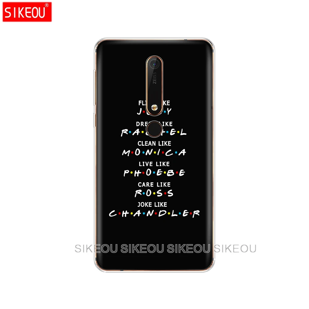 Силиконовый чехол для телефона Nokia 5 3 6 7 PLUS 8 9 /Nokia 1 2 2018 серия Friends TV Show Sitcom|Бамперы| |