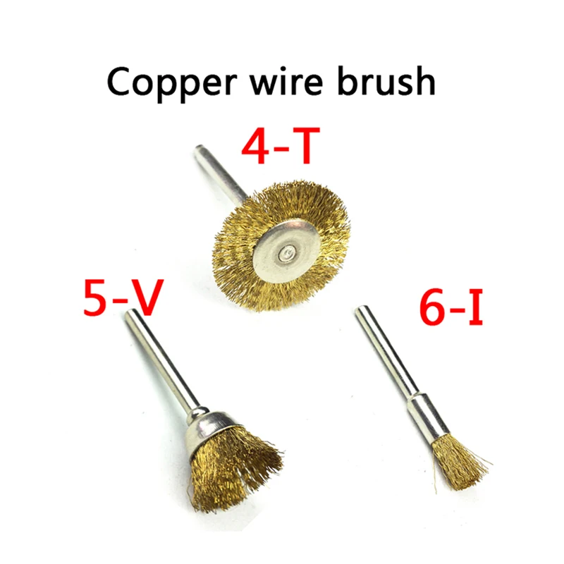 Набор щеток для дрели комплект из 10 насадок проволоки нержавеющей стали шлифовки