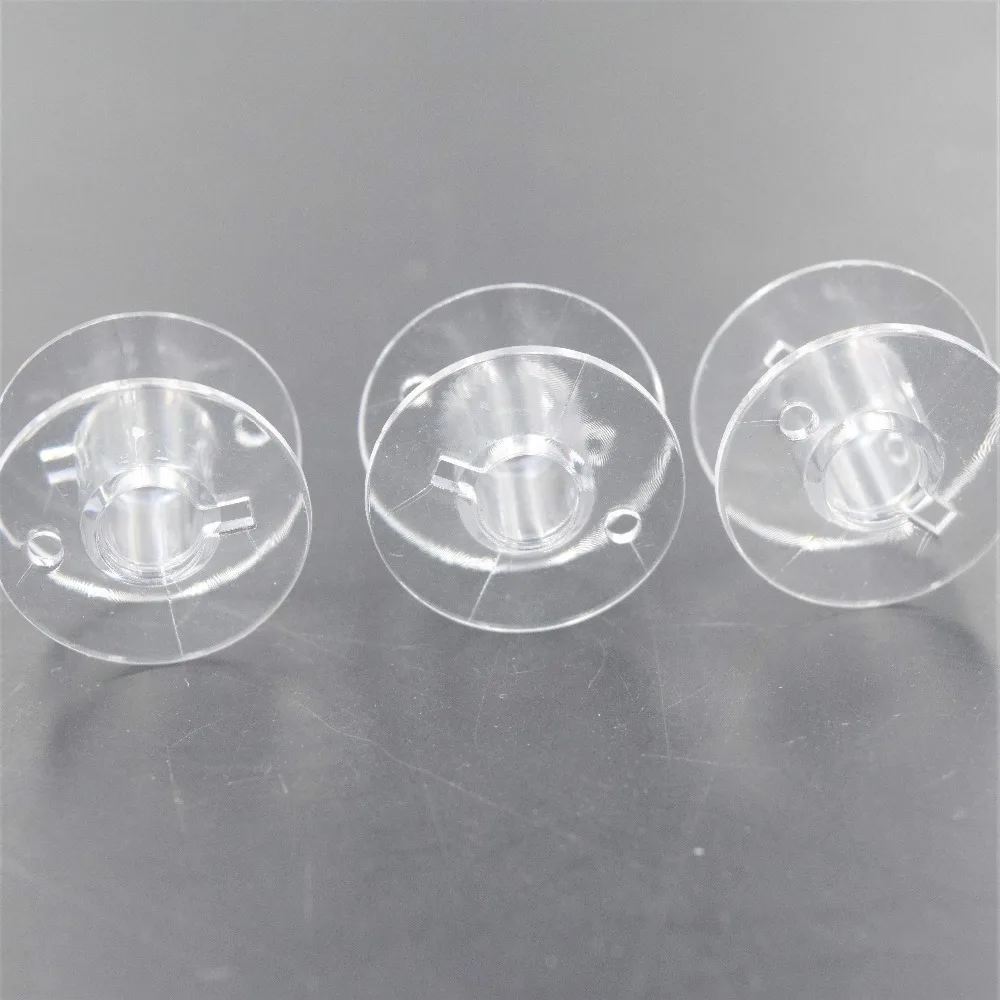 50Pcs Plastic Empty Wire Spools Bobbins Round Ends Cord Sewing Tape Storing String White for Thread Hand Craft Tools | Дом и сад