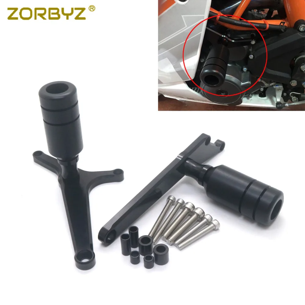 ZORBYZ 1 компл. Мотоцикл CNC Рама слайдер защита от падения Левая Правая для KTM RC390 14-17 |