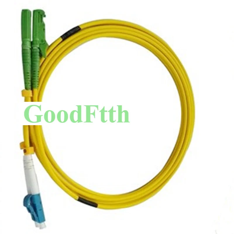Оптоволоконный Соединительный шнур Jumper E2000/APC-LC/UPC SM дуплексный GoodFtth 1-15m |