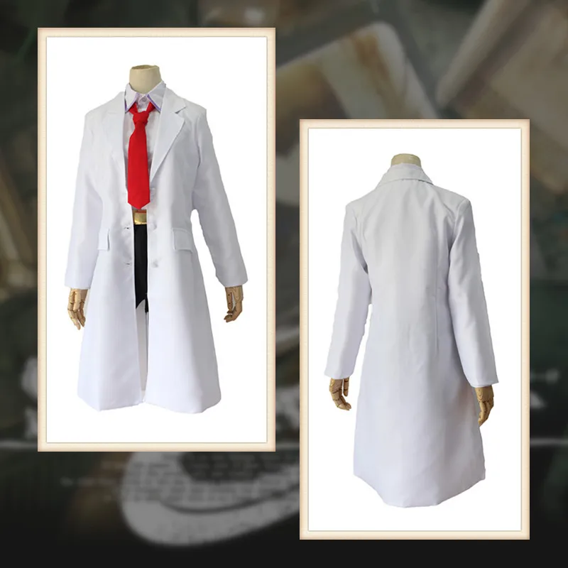 Makise Kurisu косплей костюмы японские Аниме игры Steins Gate 0 одежда Хэллоуин бесплатная