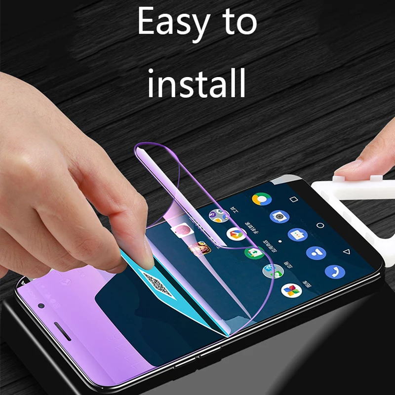 Полное покрытие Гидрогелевая пленка для Nokia 8 6 7 plus, Защита экрана для Nokia3 5 6X6 5,1 6,1 plus, мягкая защитная пленка